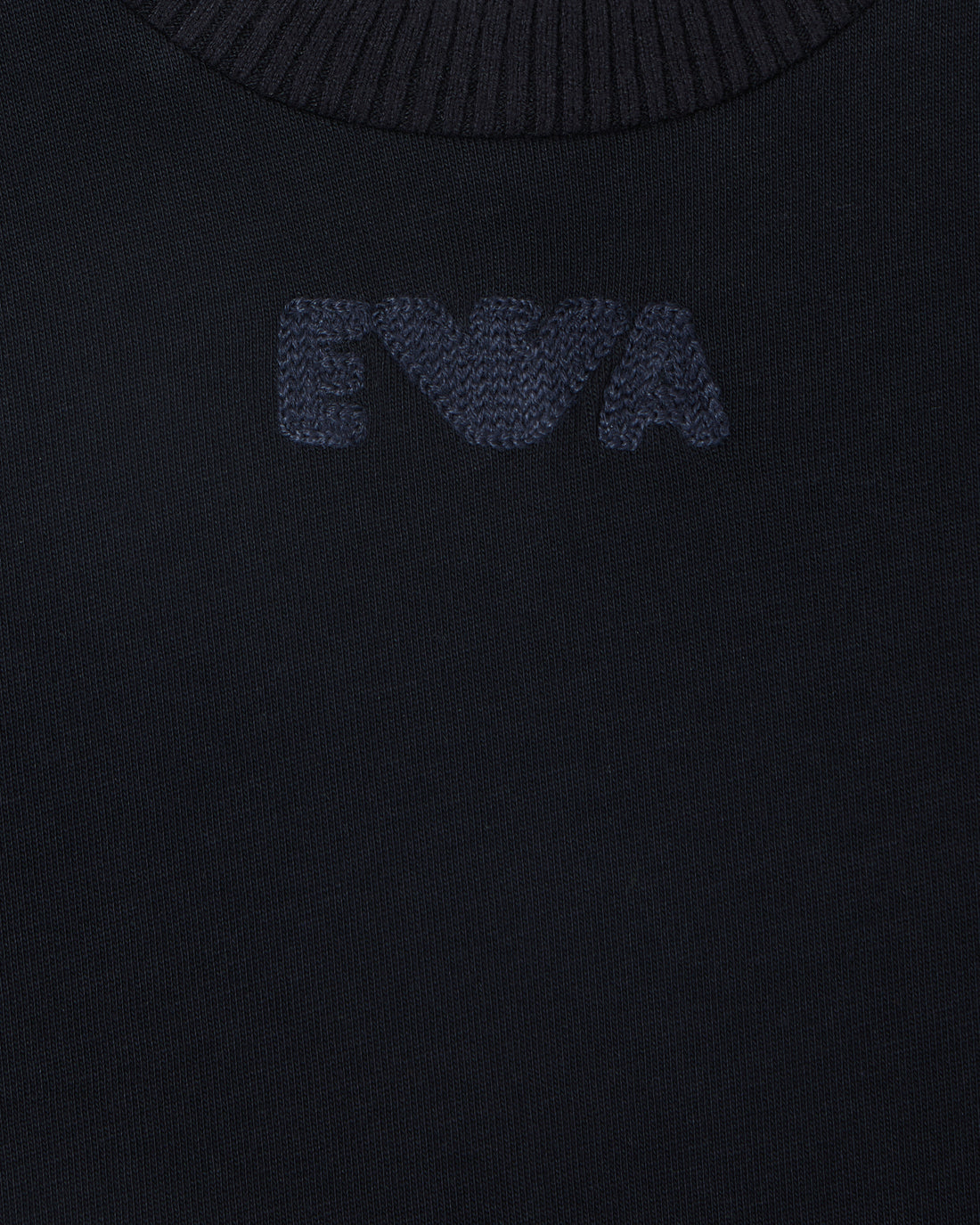 Baby Cotton T Shirt with Logo, Navy