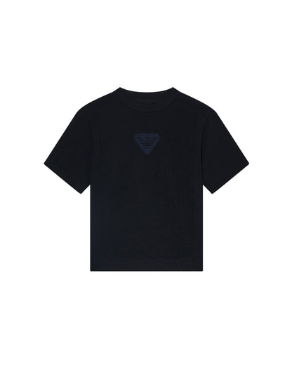 Comfort-Fit Cotton Jersey T-Shirt with Eagle Logo