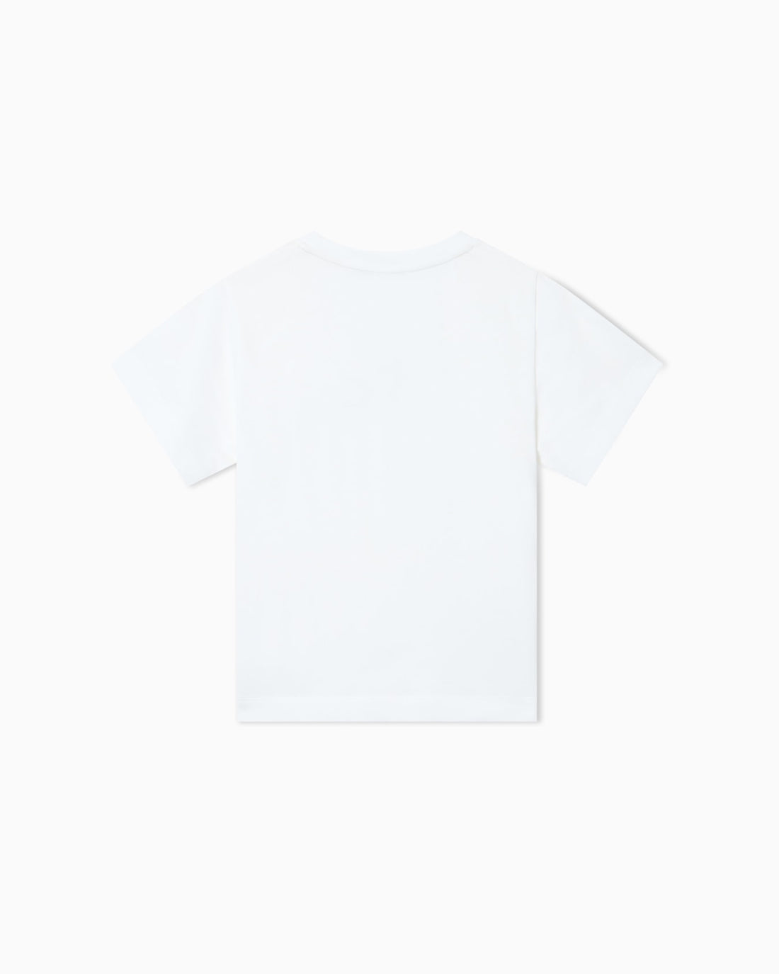 Heavy Weight Jersey T-Shirt With Micro Eagle Patch Schoolsoutdesignerkidswear