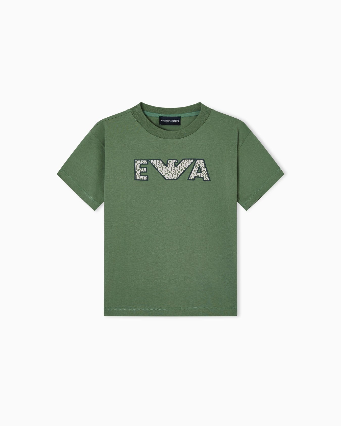 Jersey T-Shirt With Logo Embroidery Schoolsoutdesignerkidswear