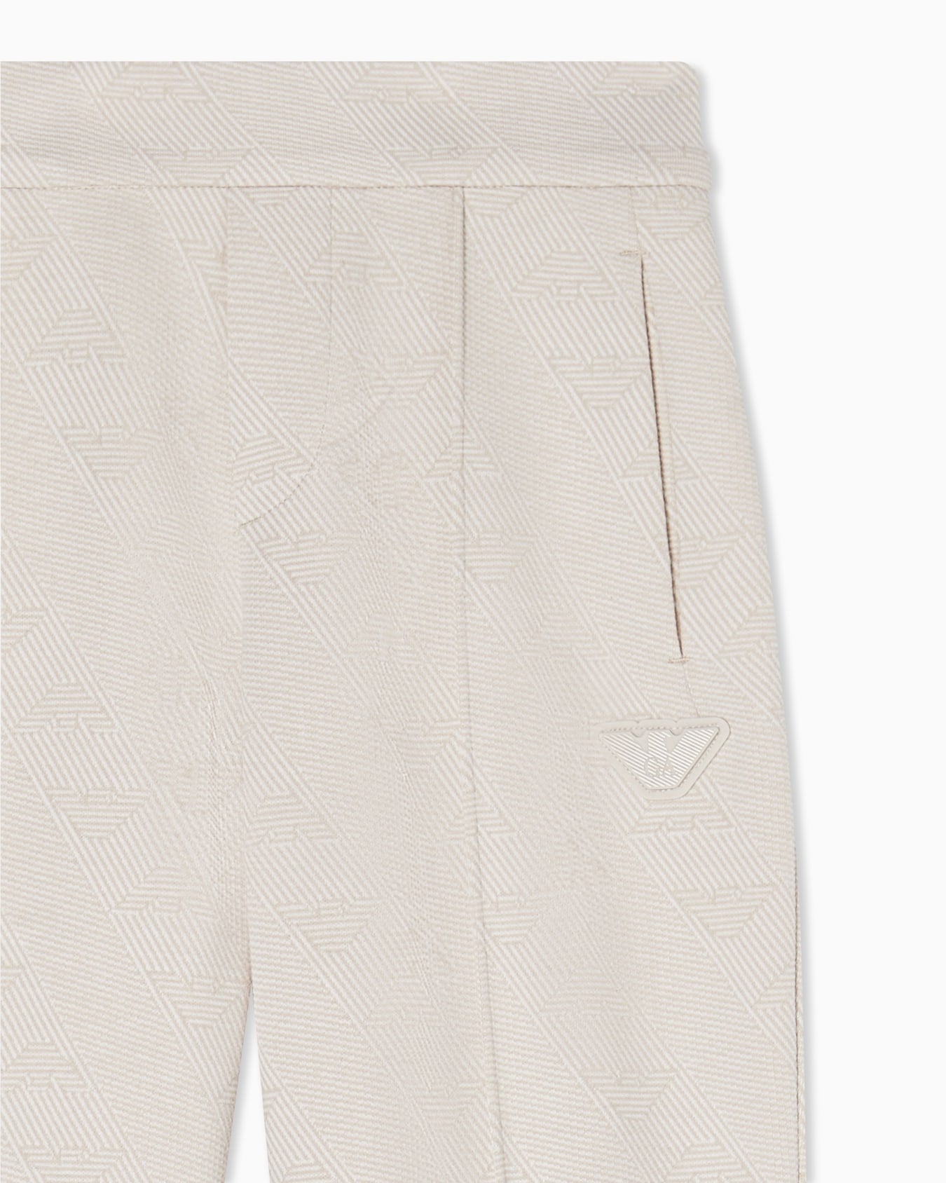 Double Jersey Jacquard Comfort-Fit Trouser Schoolsoutdesignerkidswear