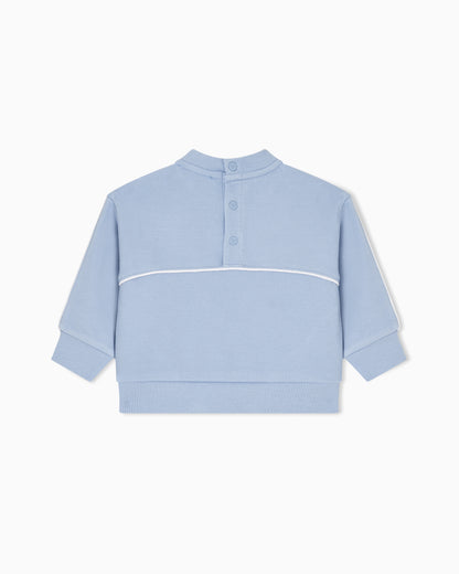 Emporio Armani Kids Sweatshirt in Soft Chambray Emporio Armani