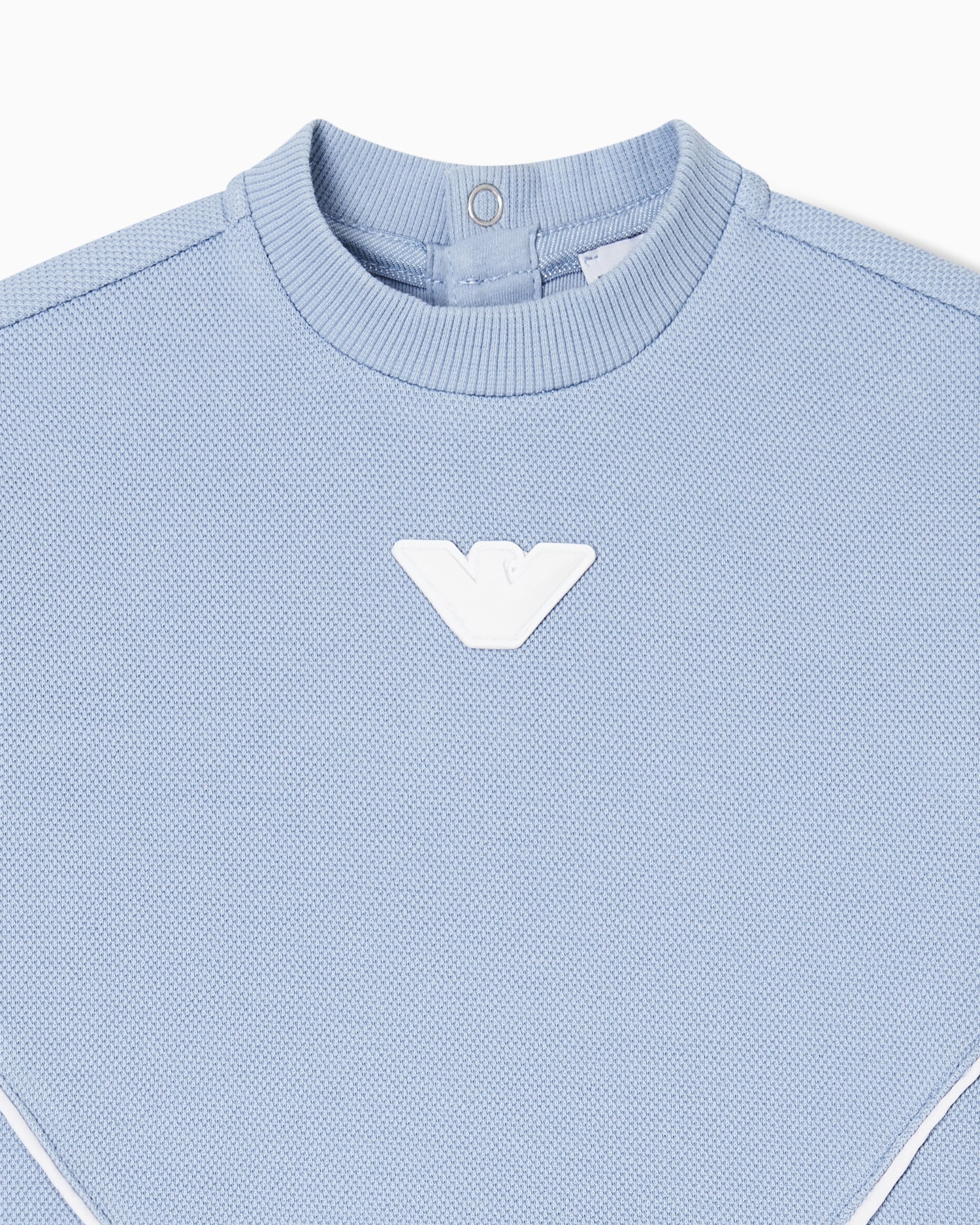 Emporio Armani Kids Sweatshirt in Soft Chambray Emporio Armani