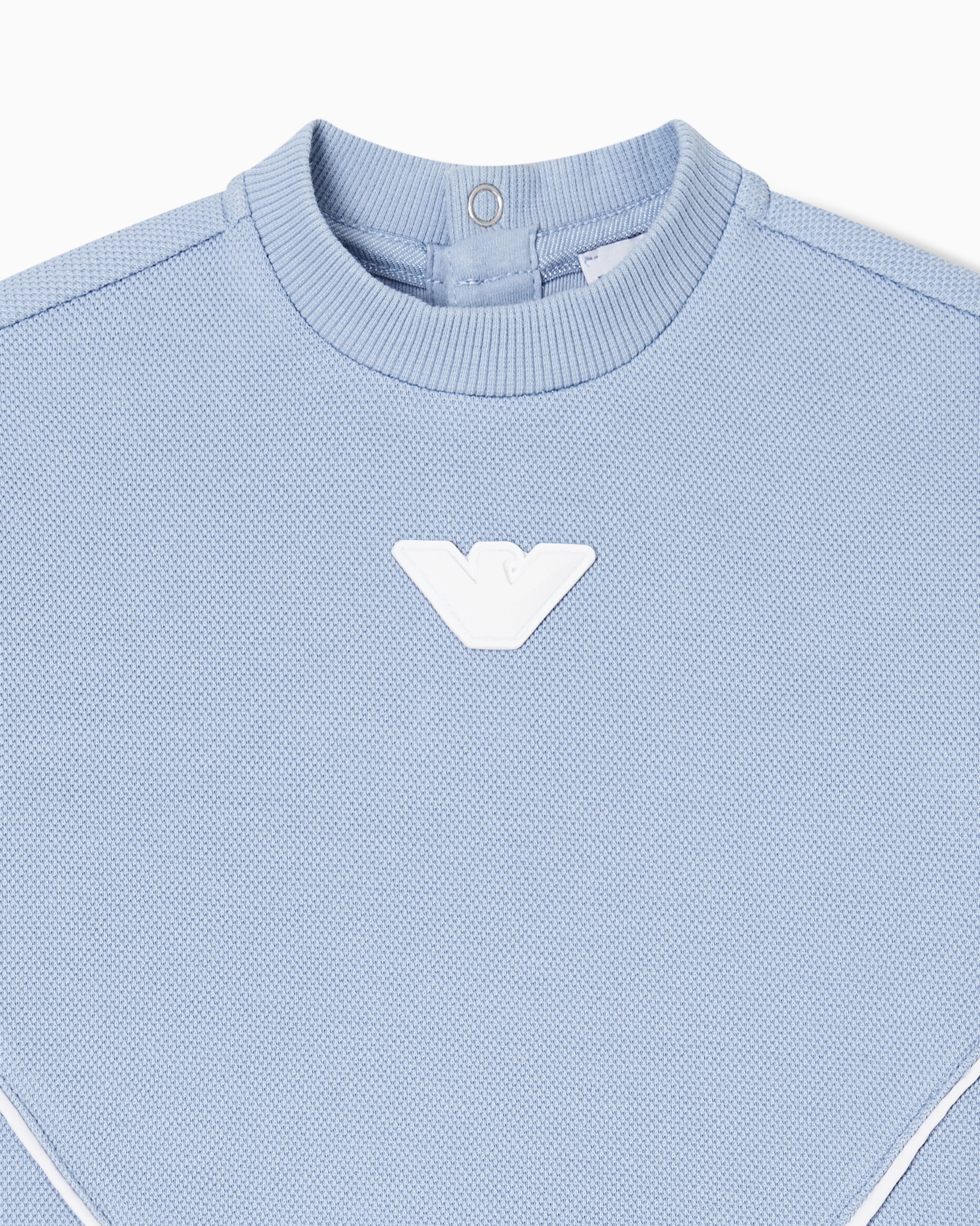 Emporio Armani Kids Sweatshirt in Soft Chambray Emporio Armani