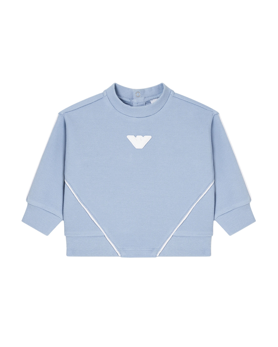 Emporio Armani Kids Sweatshirt in Soft Chambray Emporio Armani