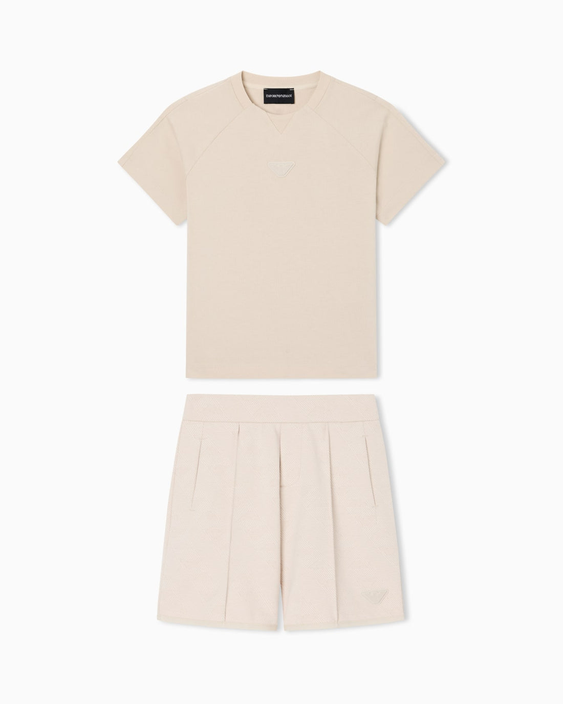 Jersey T-Shirt And Bermuda Shorts Set Schoolsoutdesignerkidswear