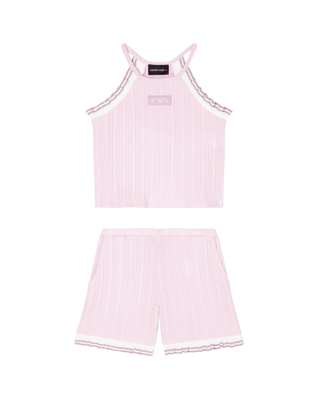 Emporio Armani Kids Set in Light Lilac Emporio Armani