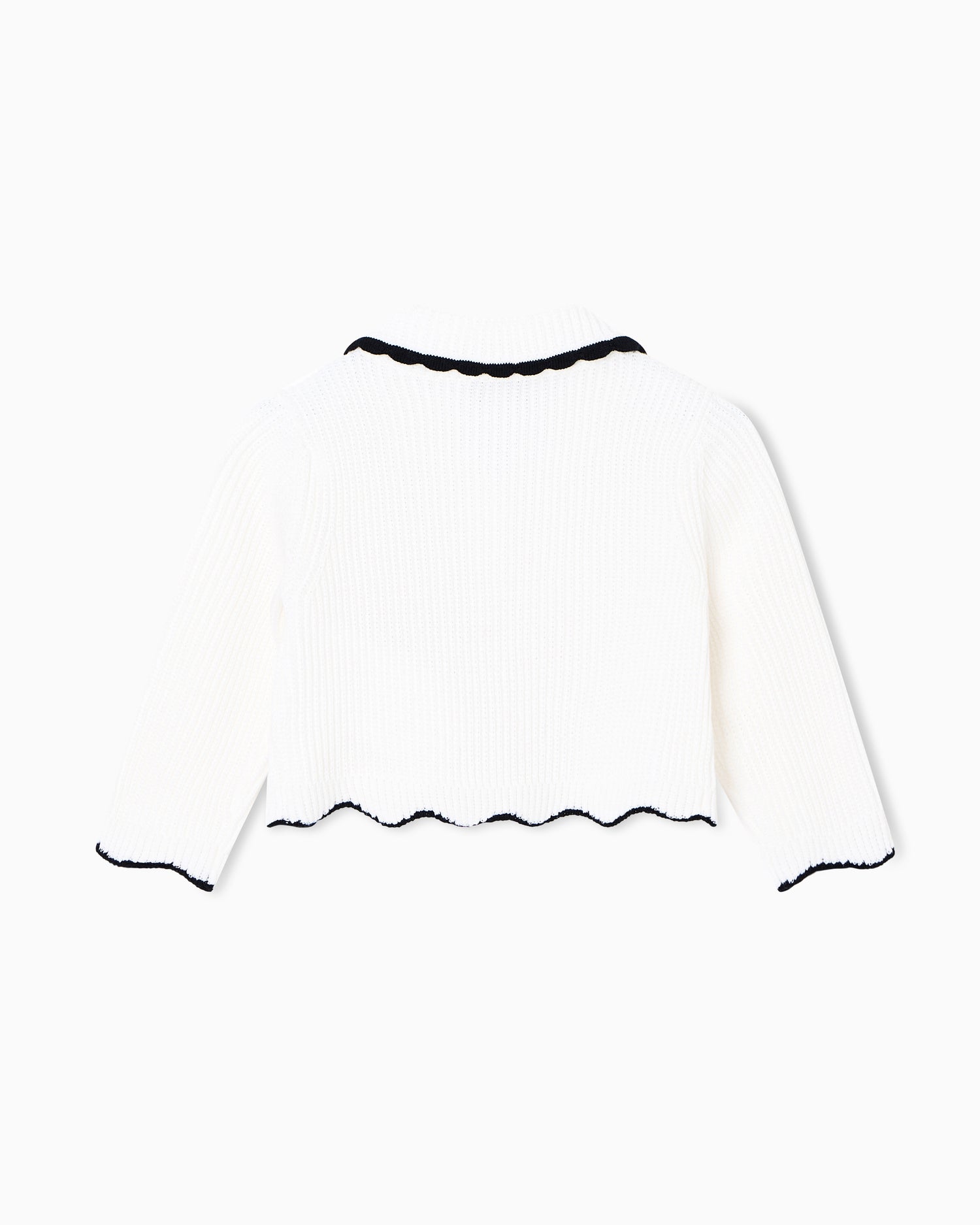 Ribbed Knit Cardigan Emporio Armani