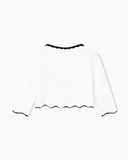 Ribbed Knit Cardigan Emporio Armani