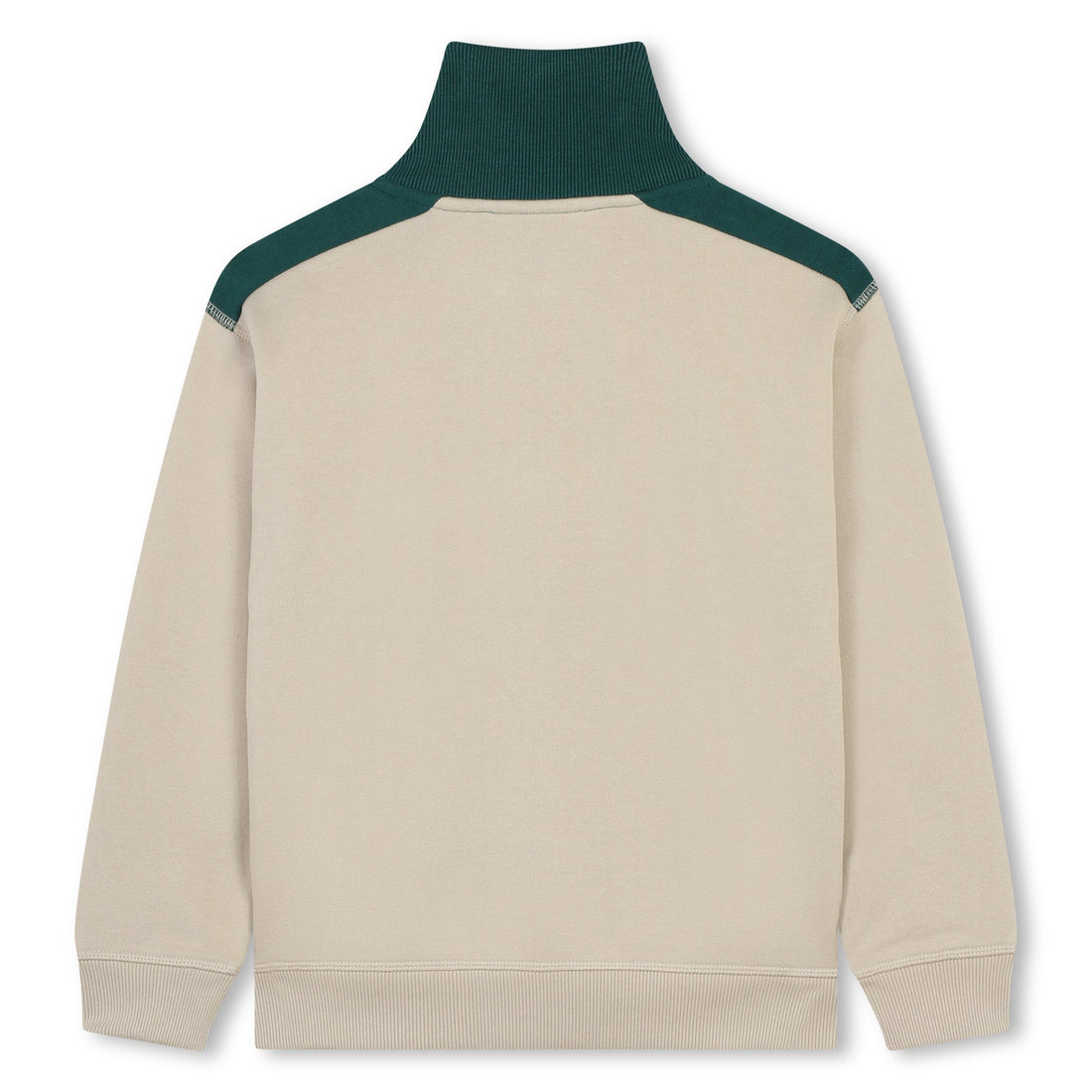 Stone High Collar Varsity Sweatshirt