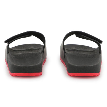 Adjustable Strap Slides with Logo Detail