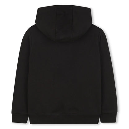 Hooded Sweatshirt with Embossed Logo