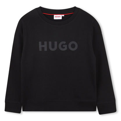 Sweatshirt with Embossed Logo