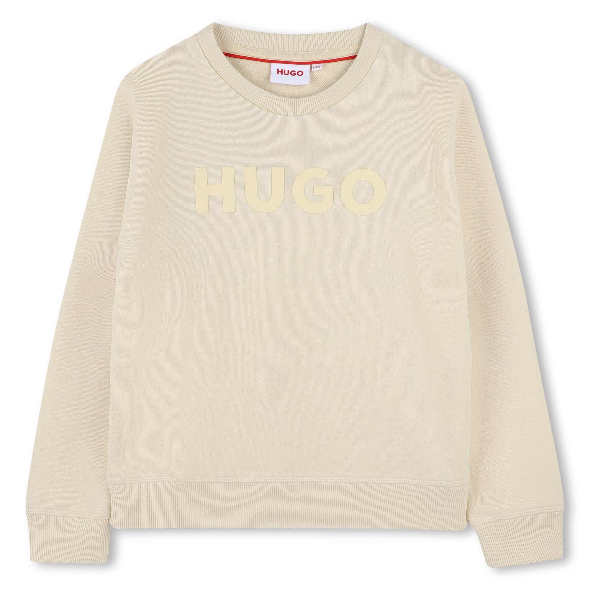 Sweatshirt with Embossed Logo