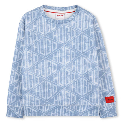 All-Over Logo Print Sweatshirt