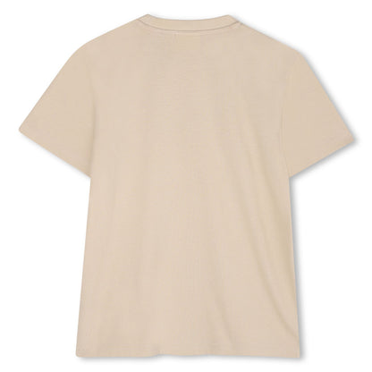 Organic Cotton Short Sleeve T-Shirt with High-Density Split Logo