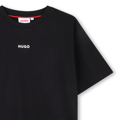 Organic Cotton Short Sleeve T-Shirt with Small High-Density Logo