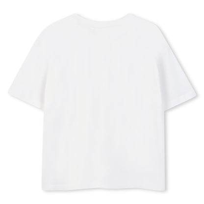 Organic Cotton Short Sleeve T-Shirt with Small High-Density Logo