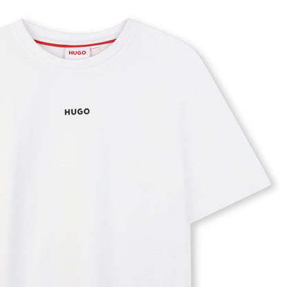 Organic Cotton Short Sleeve T-Shirt with Small High-Density Logo