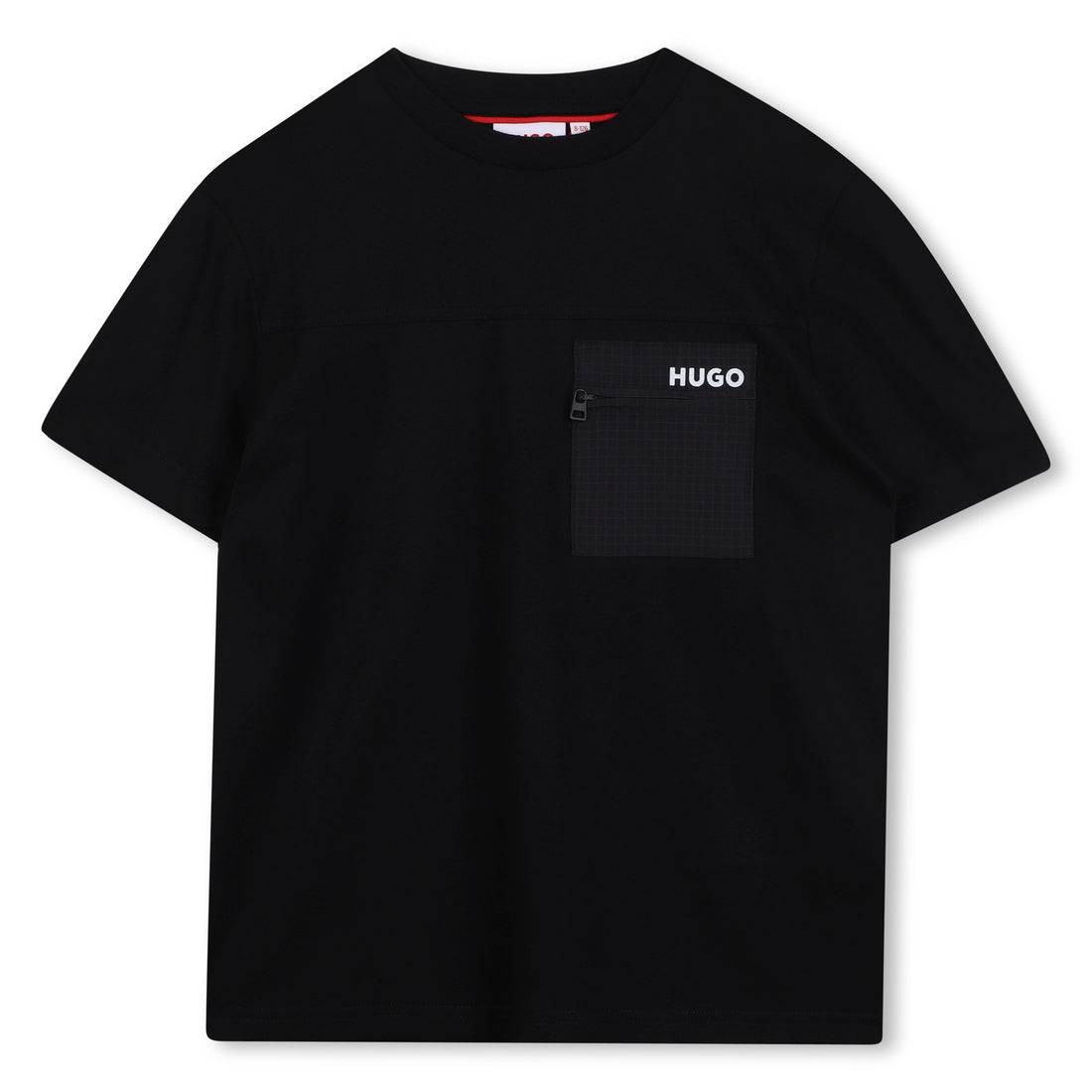 Cotton T-Shirt with Zip Pocket for Boys