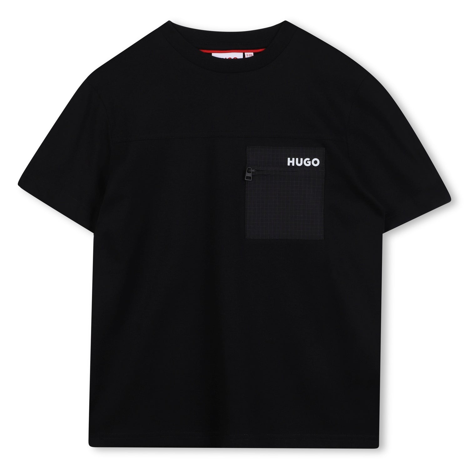 Cotton T-Shirt with Zip Pocket for Boys