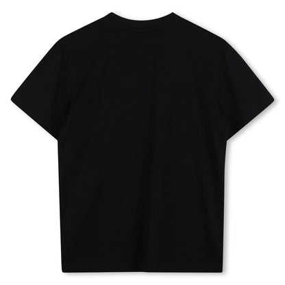 Cotton T-Shirt with Zip Pocket for Boys