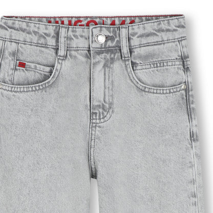 Light Wash Cotton Denim Jeans for Boys