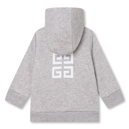 Fleece Hooded Cardigan