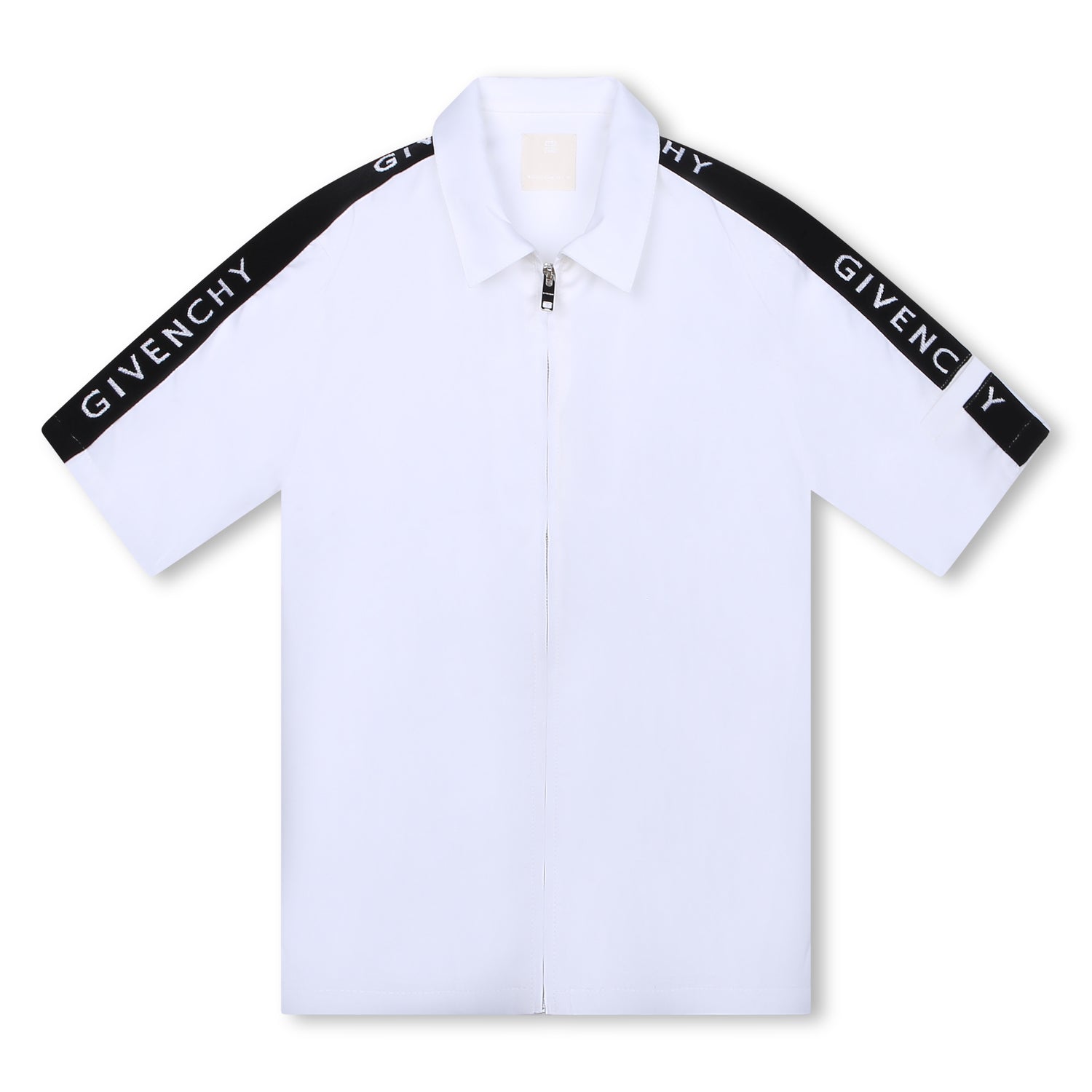 Zip Closure Short Sleeve Shirt