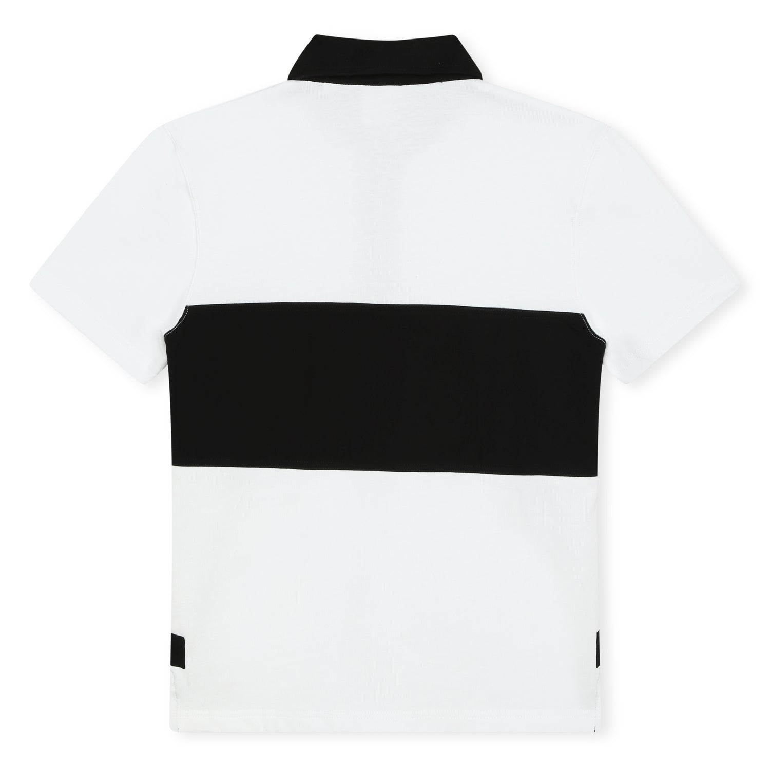 Two-Tone Short Sleeve Polo