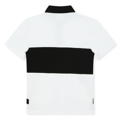 Two-Tone Short Sleeve Polo