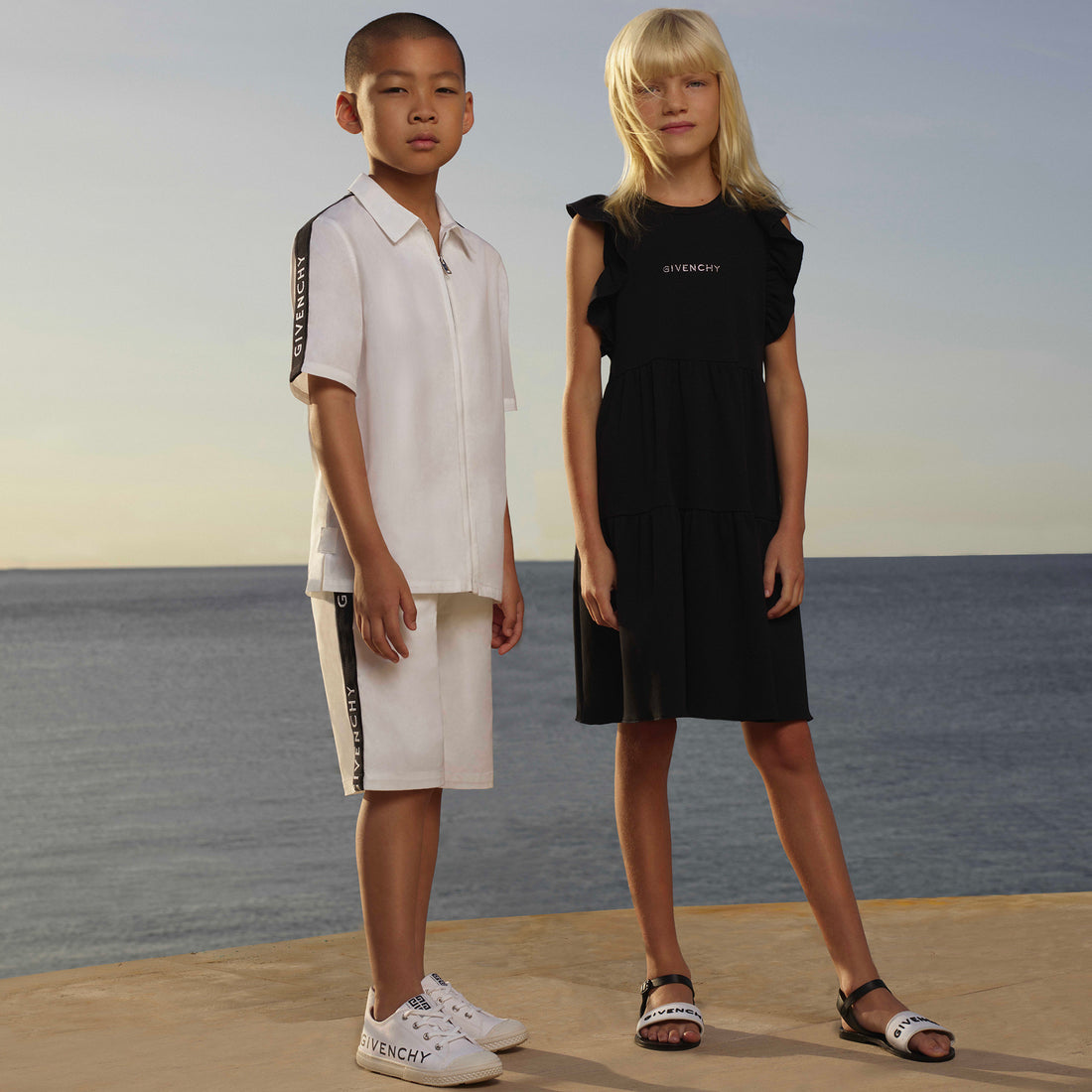 Jacquard Elastic Bermuda Shorts