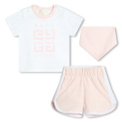 T-Shirt, Shorts, and Bandana Set