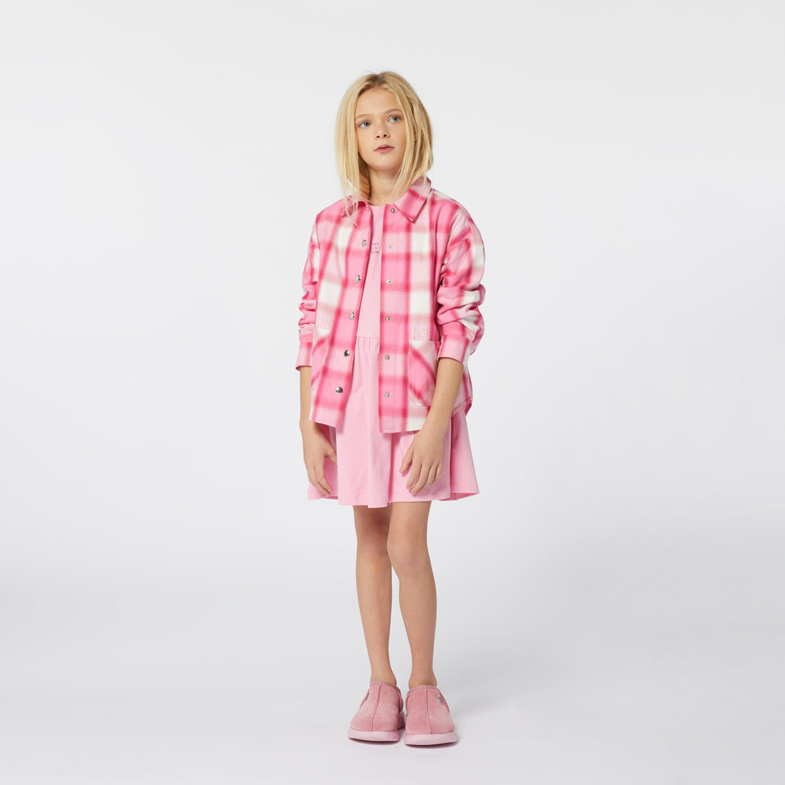Givenchy Short Sleeved Dress Pink - Elegant and Comfortable for Kids | Schools Out
