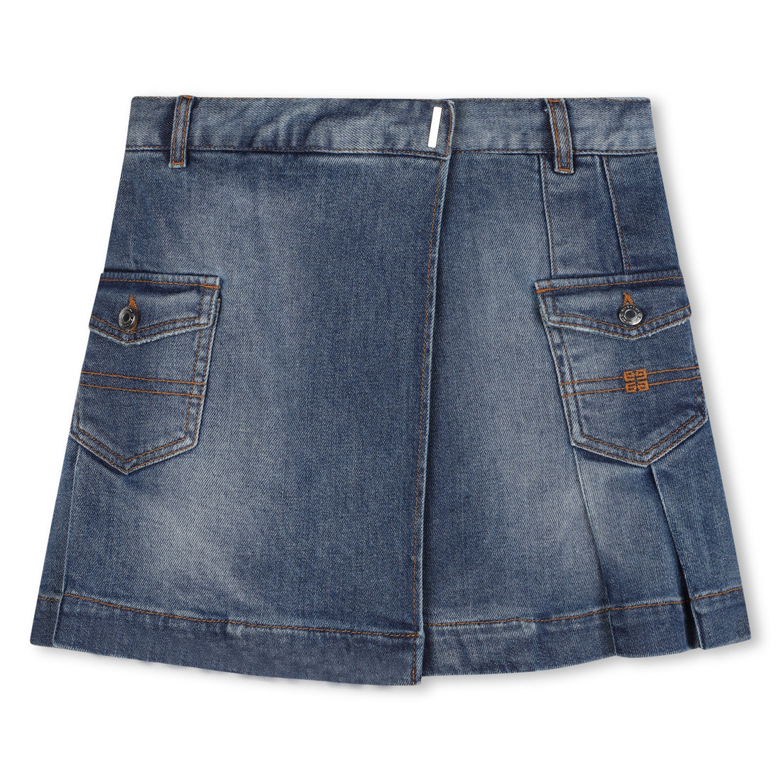 Denim Blue Kids Skirt