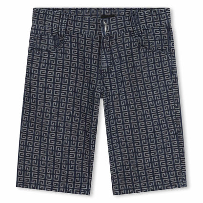 Denim Blue Bermuda Shorts for Kids