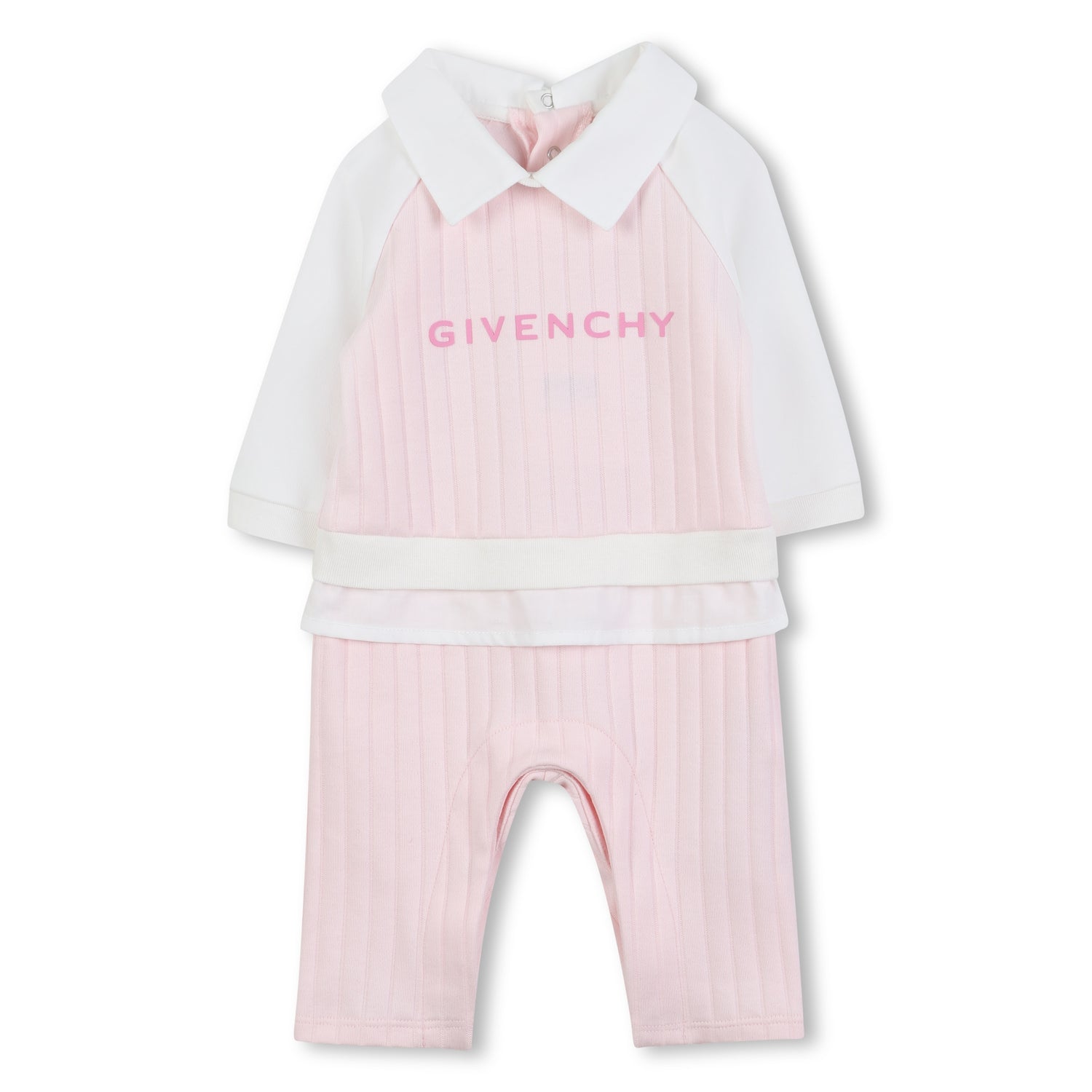 Jersey All-In-One with Poplin Collar and Givenchy Print