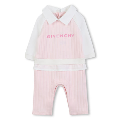 Jersey All-In-One with Poplin Collar and Givenchy Print