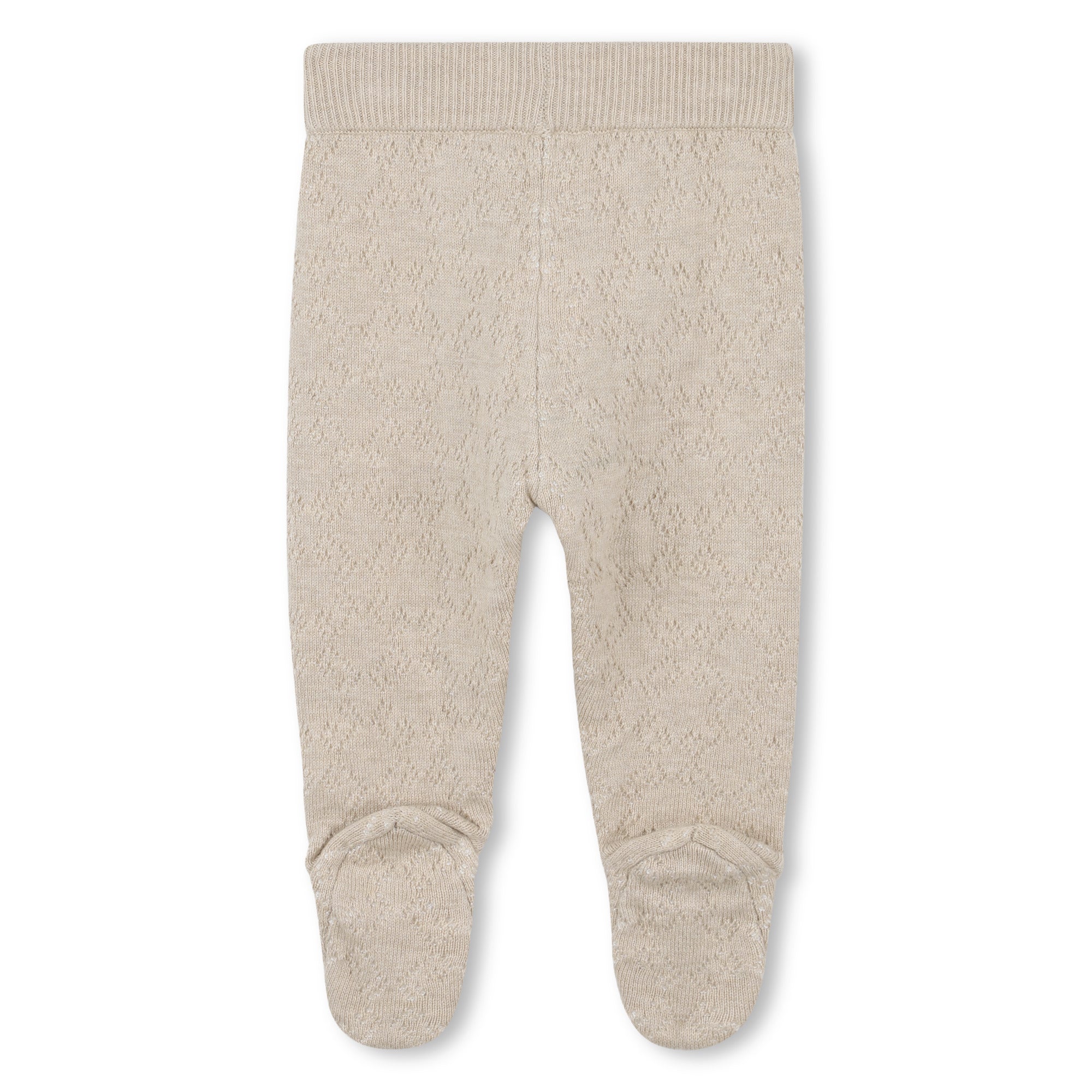 Knitted Cardigan, Leggings and Hat Set in Cotton and Cashmere