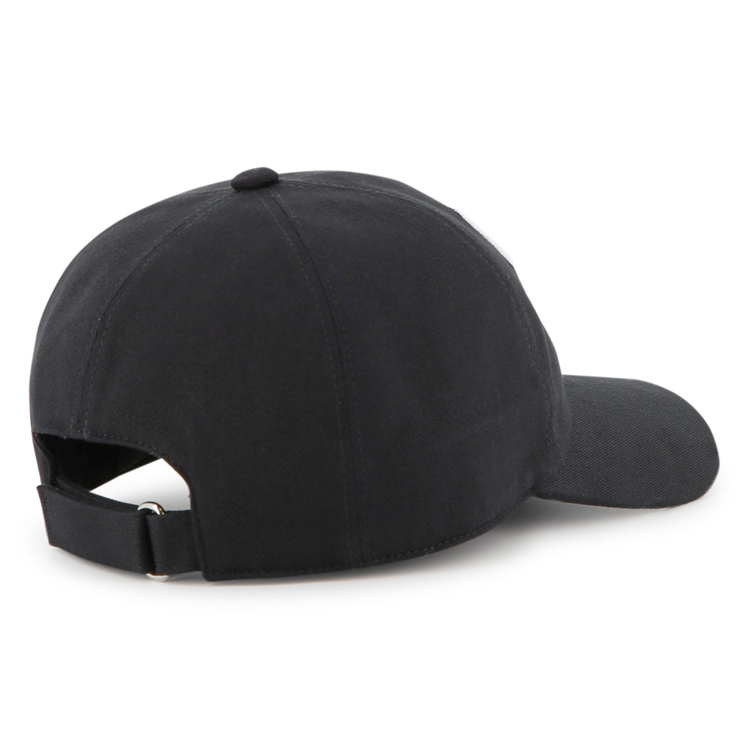 Black Cotton Twill Cap with Maison Givenchy Paris Embroidery