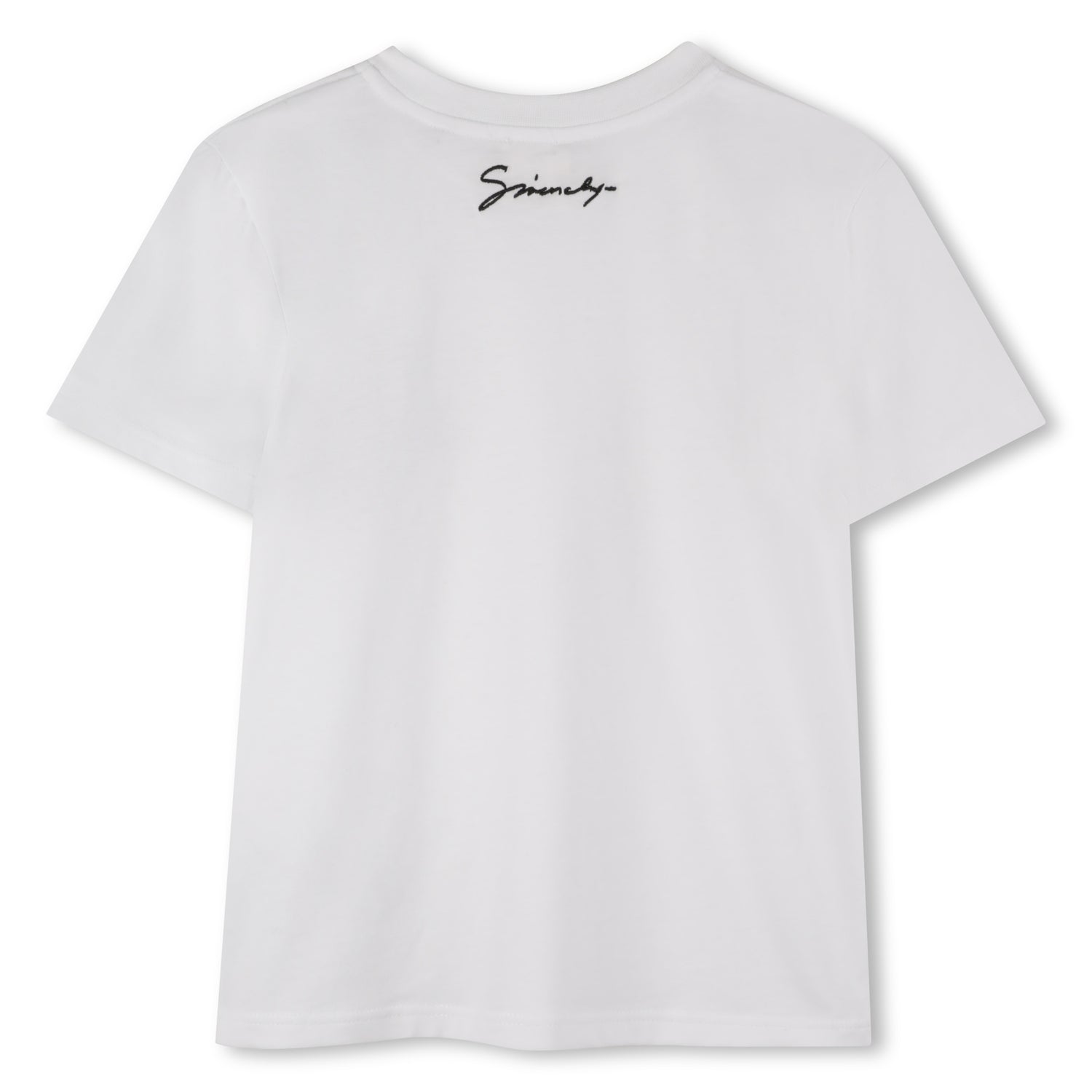 Organic Cotton Long Sleeve T-Shirt with Embroidered G Badge and Signature Logo
