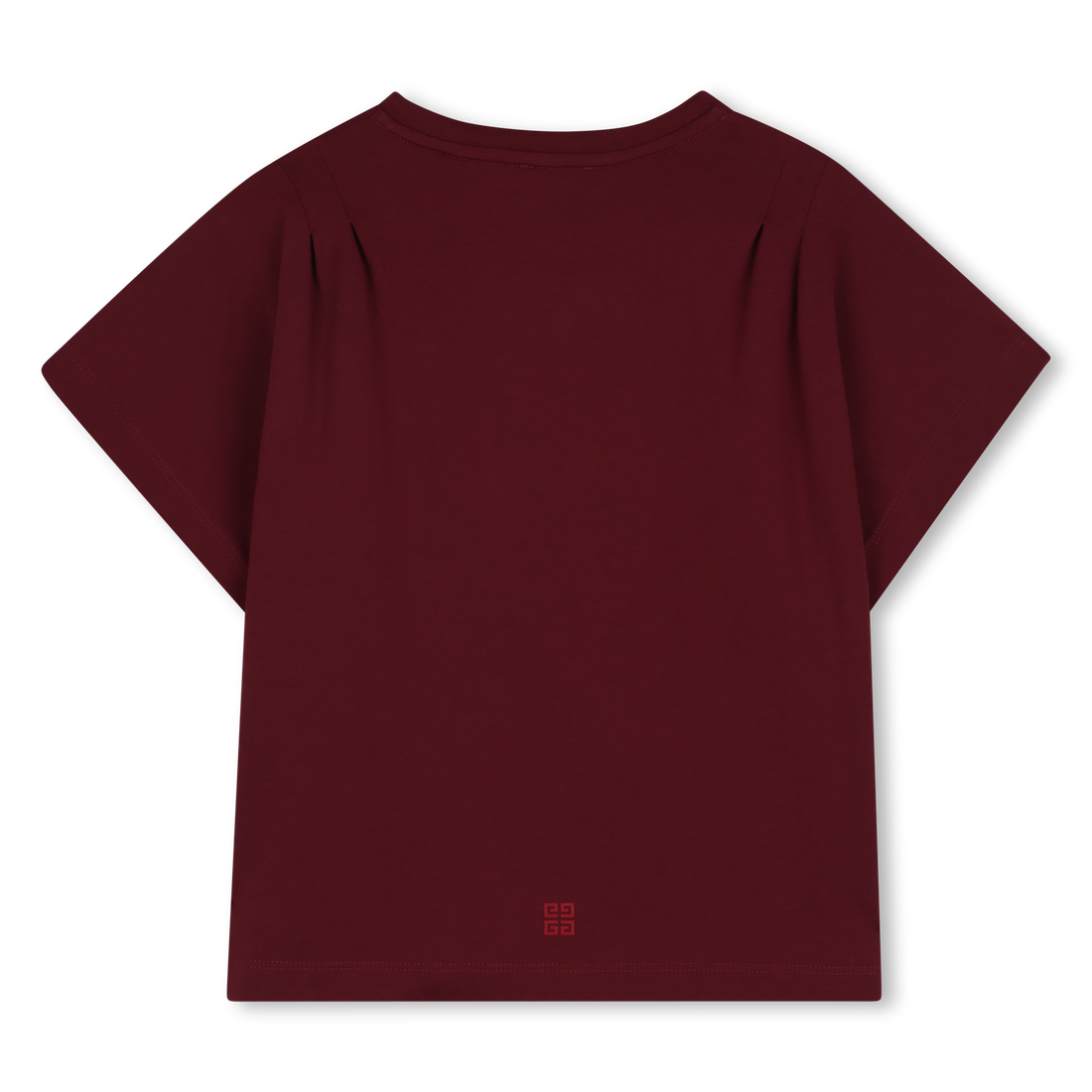 Kids short sleeve cotton t-shirt, crimson