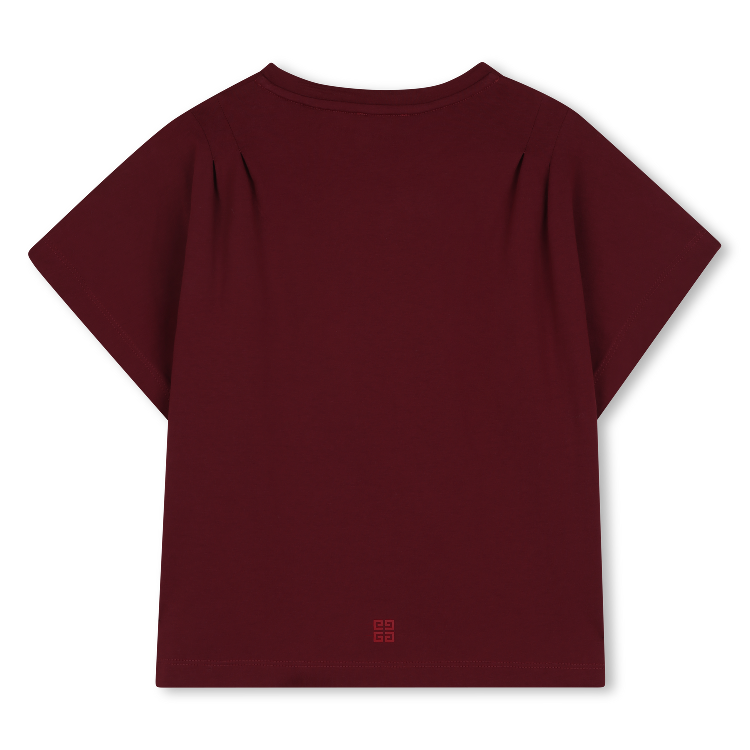 Kids short sleeve cotton t-shirt, crimson