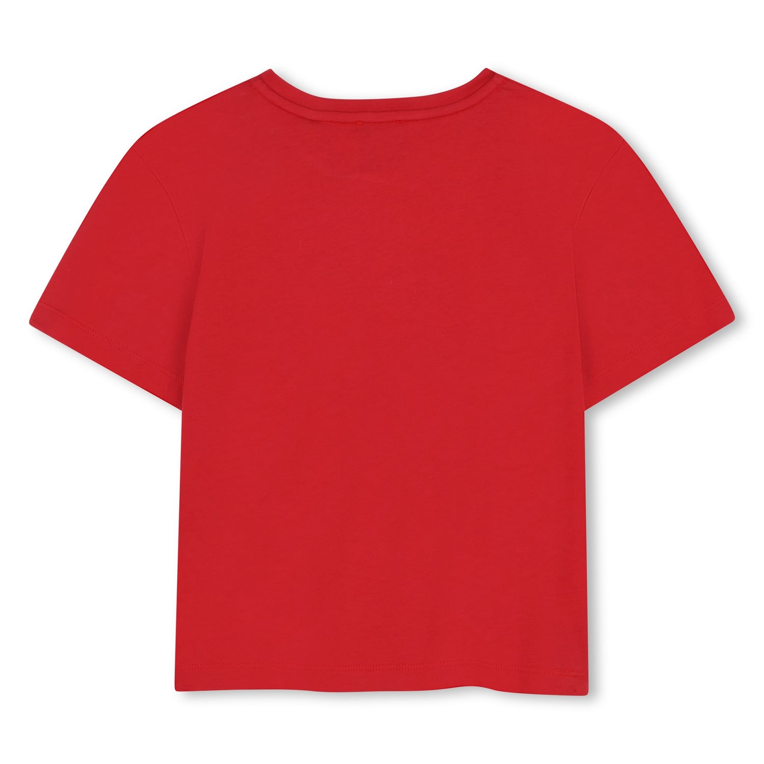 Organic Cotton Short Sleeve T-Shirt with Embroidered Front Detail