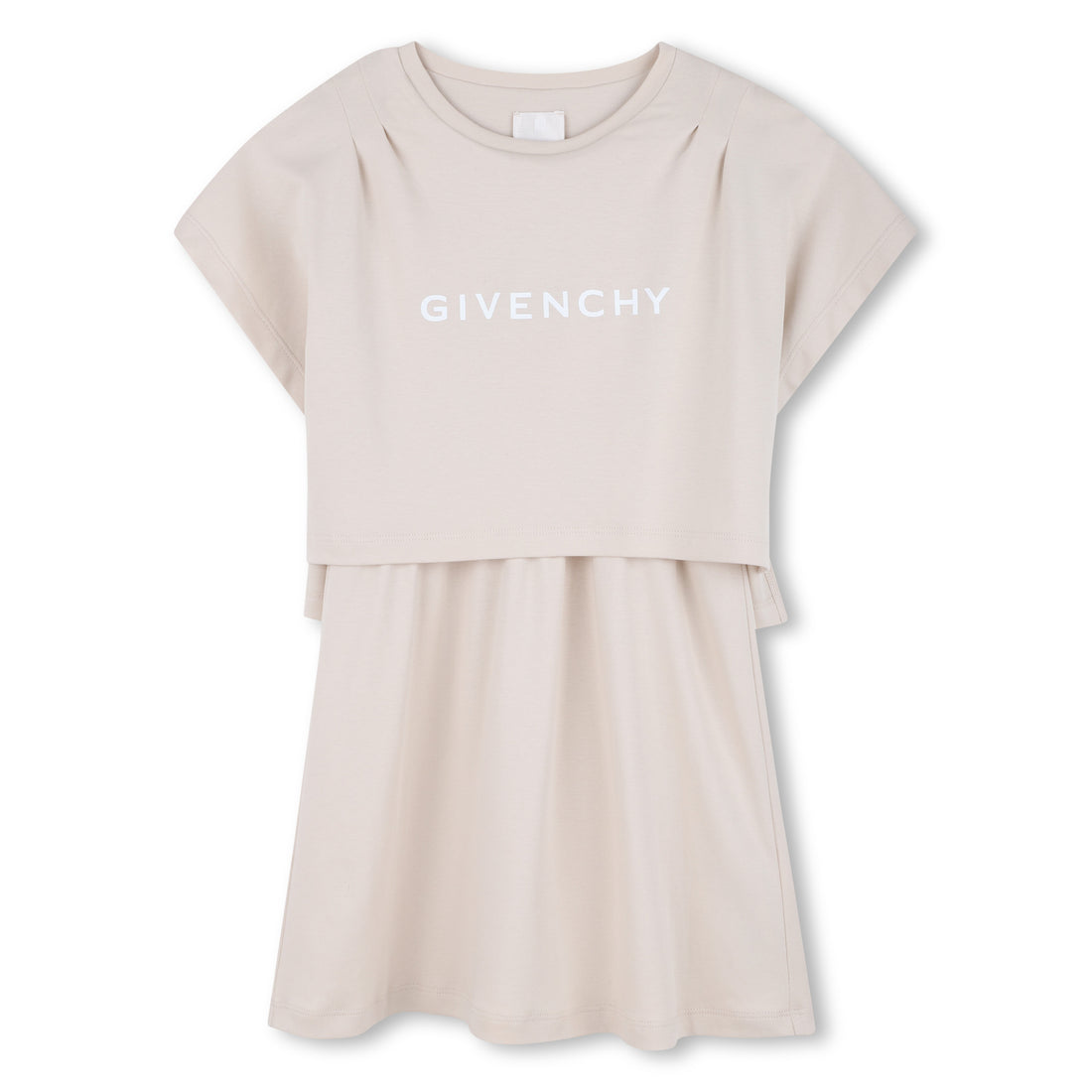 Layered Cotton Dress for Girls