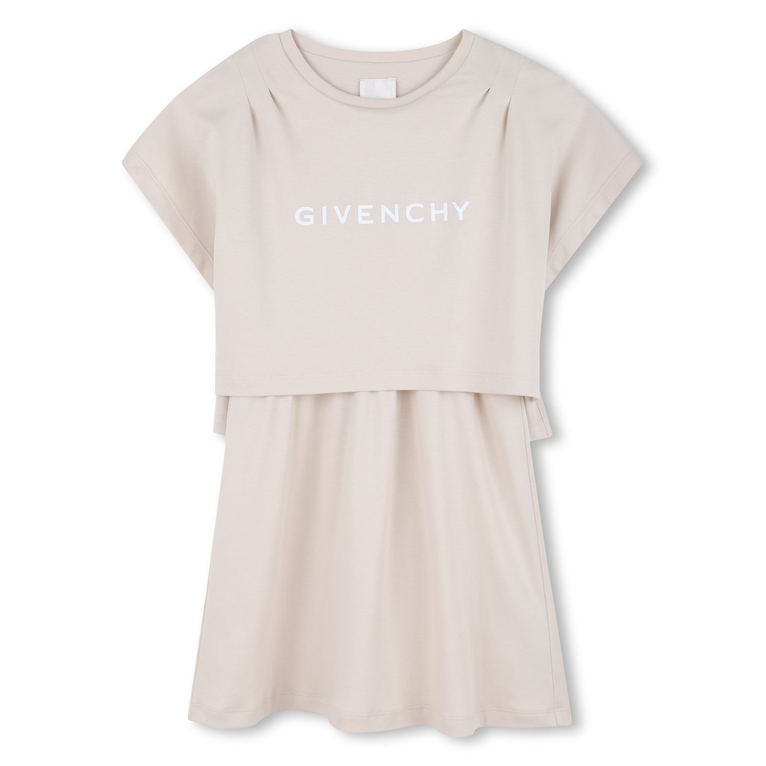 Layered Cotton Dress for Girls