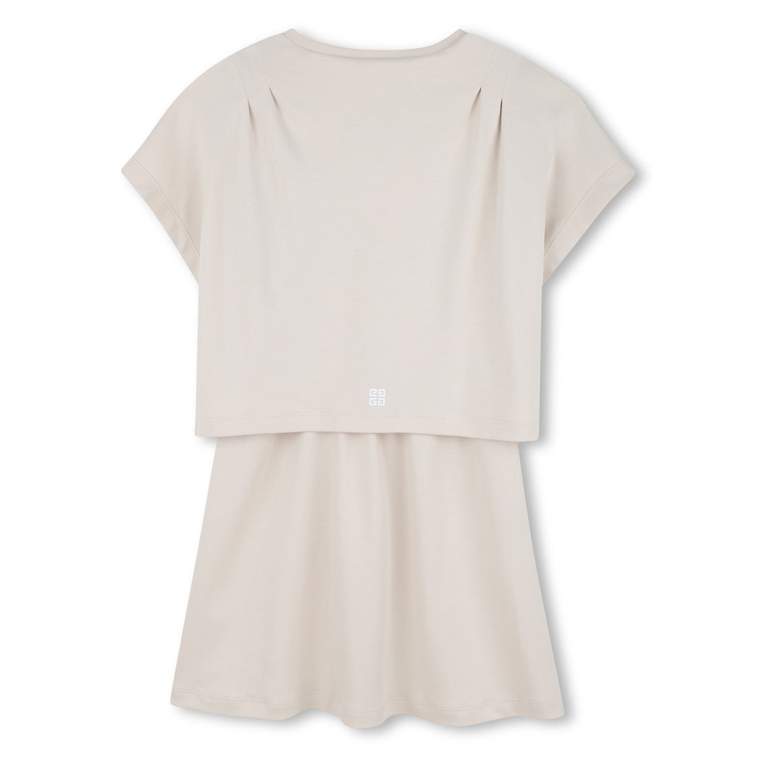 Layered Cotton Dress for Girls