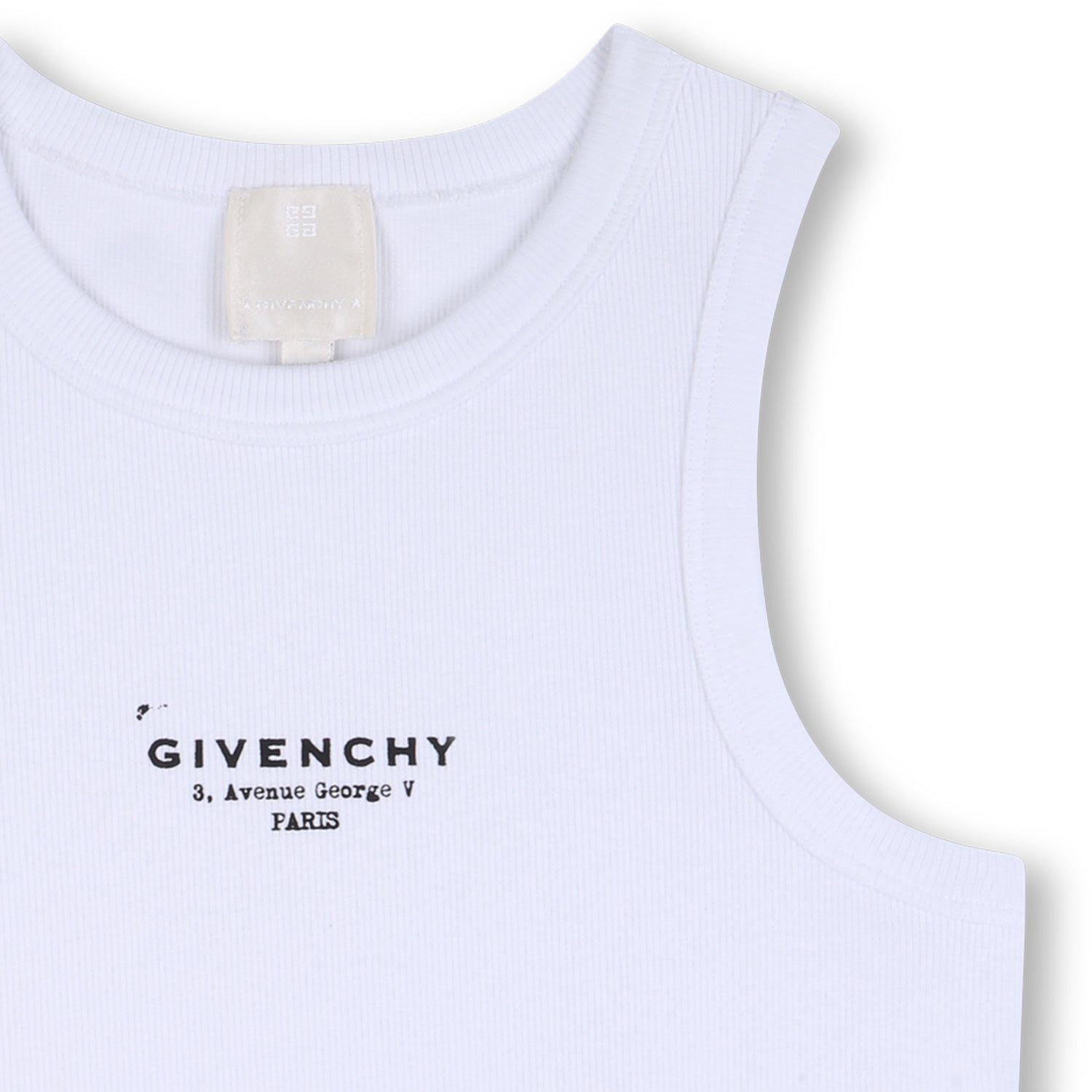 Ribbed Cotton Tank Top Givenchy