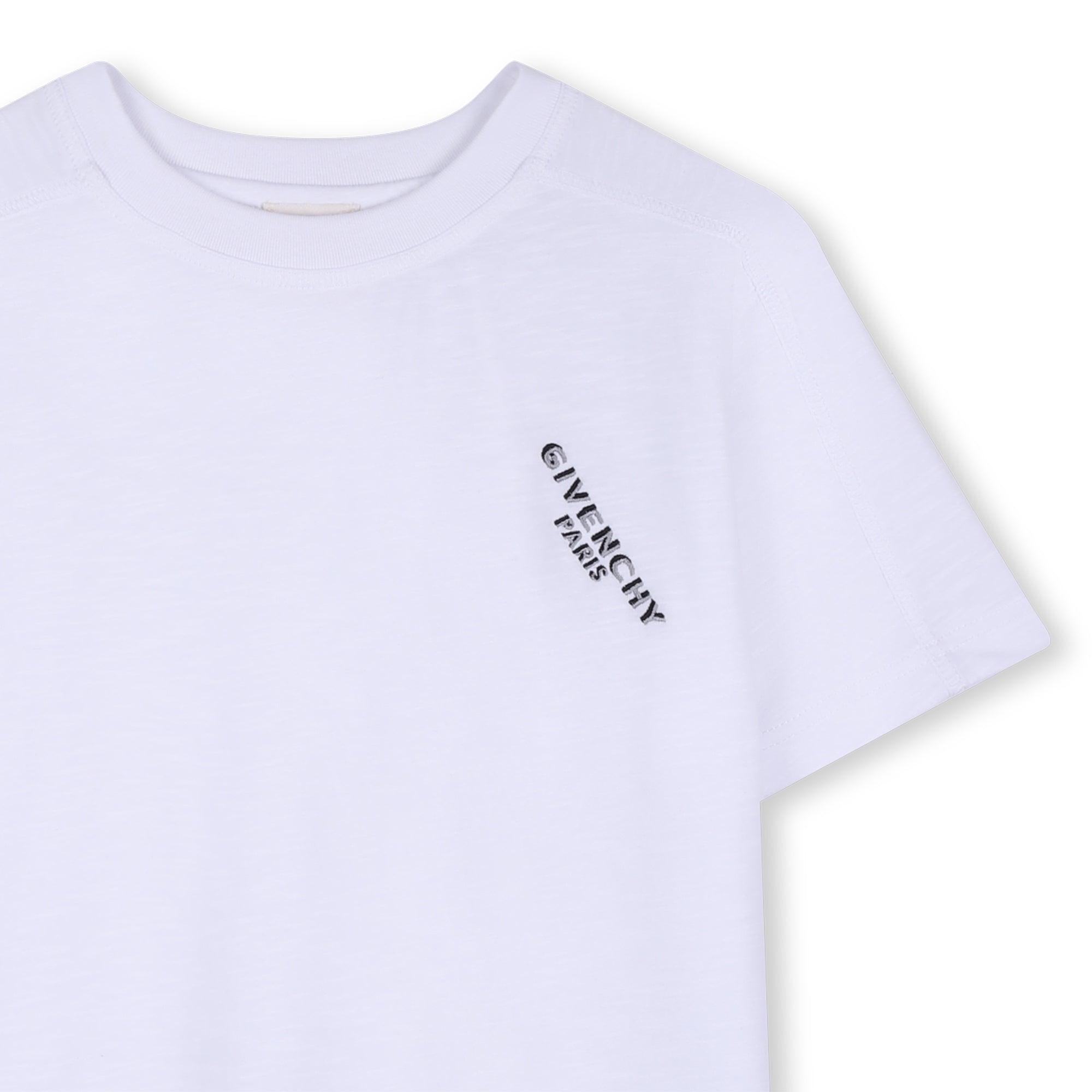 Diagonal Logo Cotton Tee Givenchy