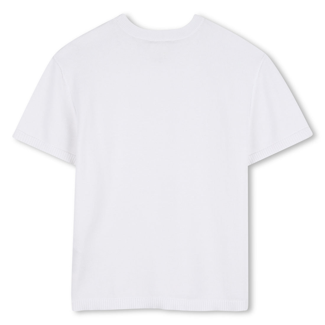 White Knitted Pima Cotton T-Shirt Givenchy